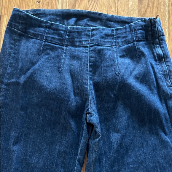 BUFFALO by David Bitton Wilma stretch mid rise wide leg,dark blue wash. Size 28 - Picture 4 of 10